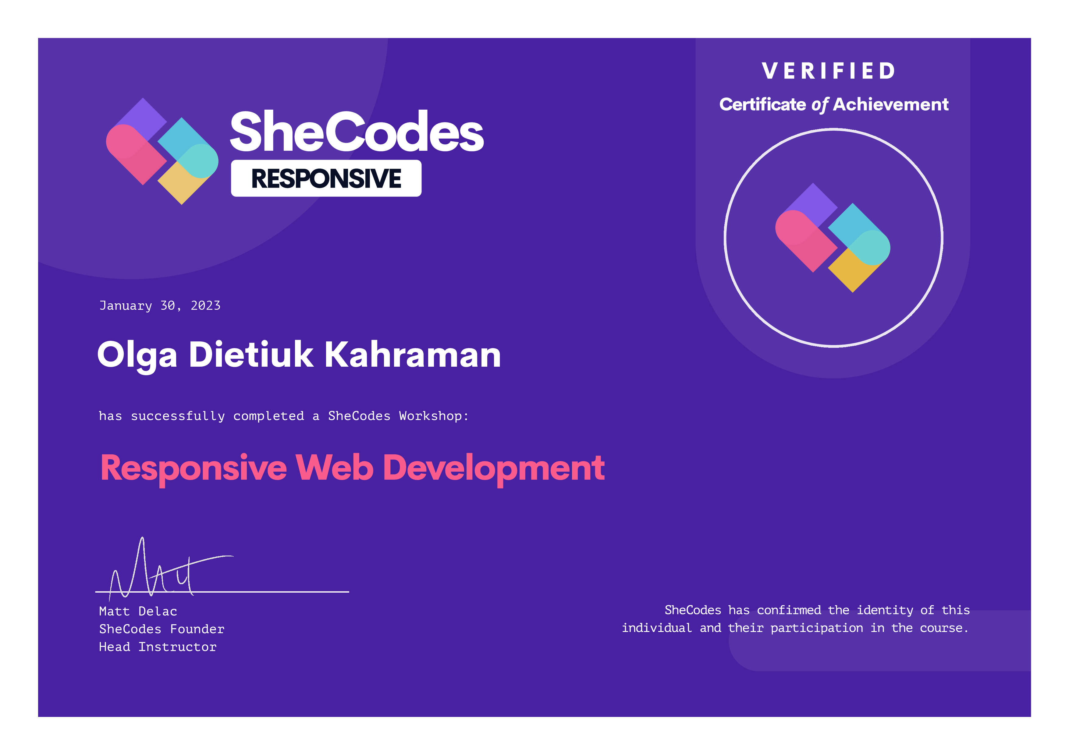 SheCodes Responsive Web Development